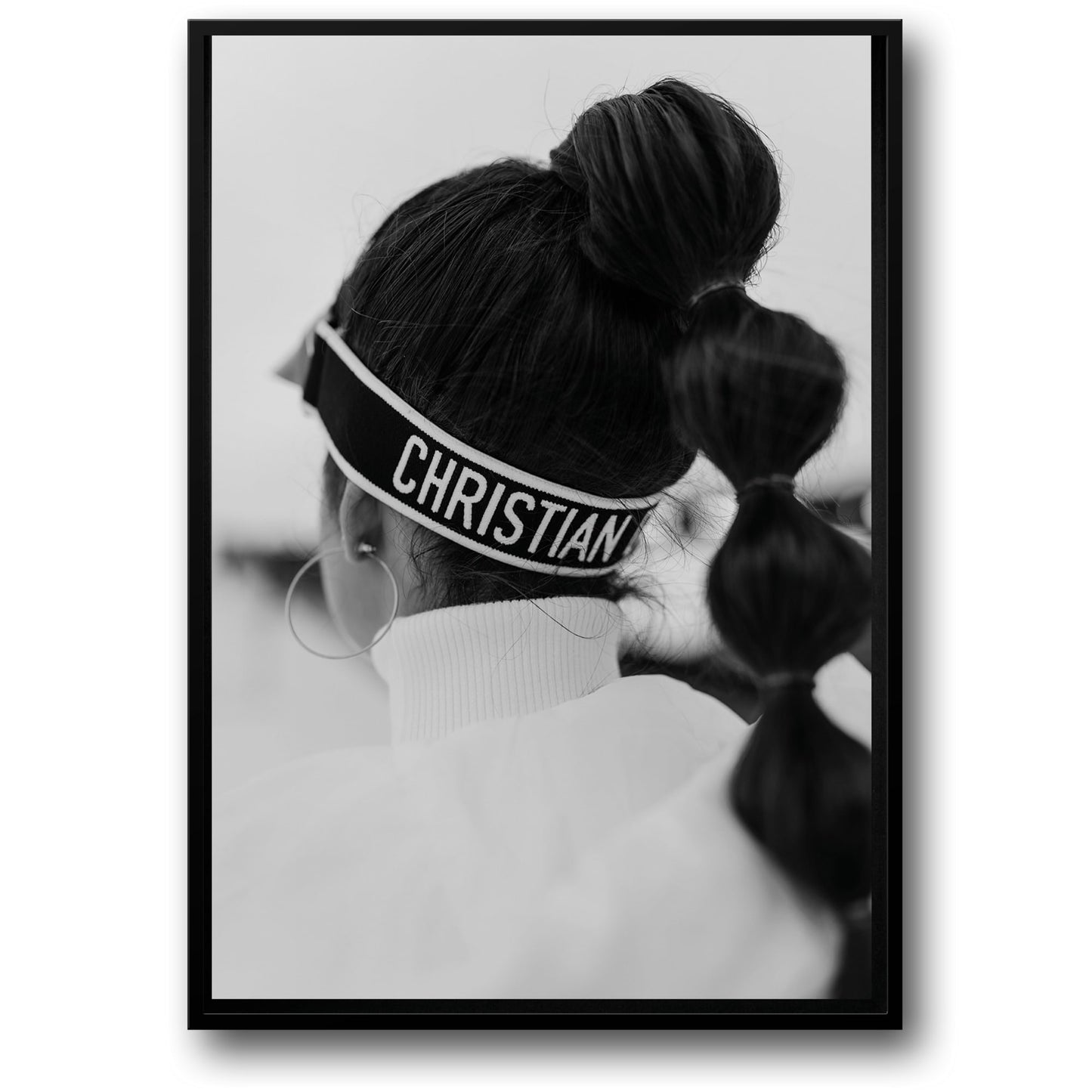 Dior Fashion Girl Poster | Modern Chic Wall Art | Designer Style Home Decor | Elegant Fashion Illustration | Stylish Visual Artwork | Perfect for Living Room or Bedroom Decor