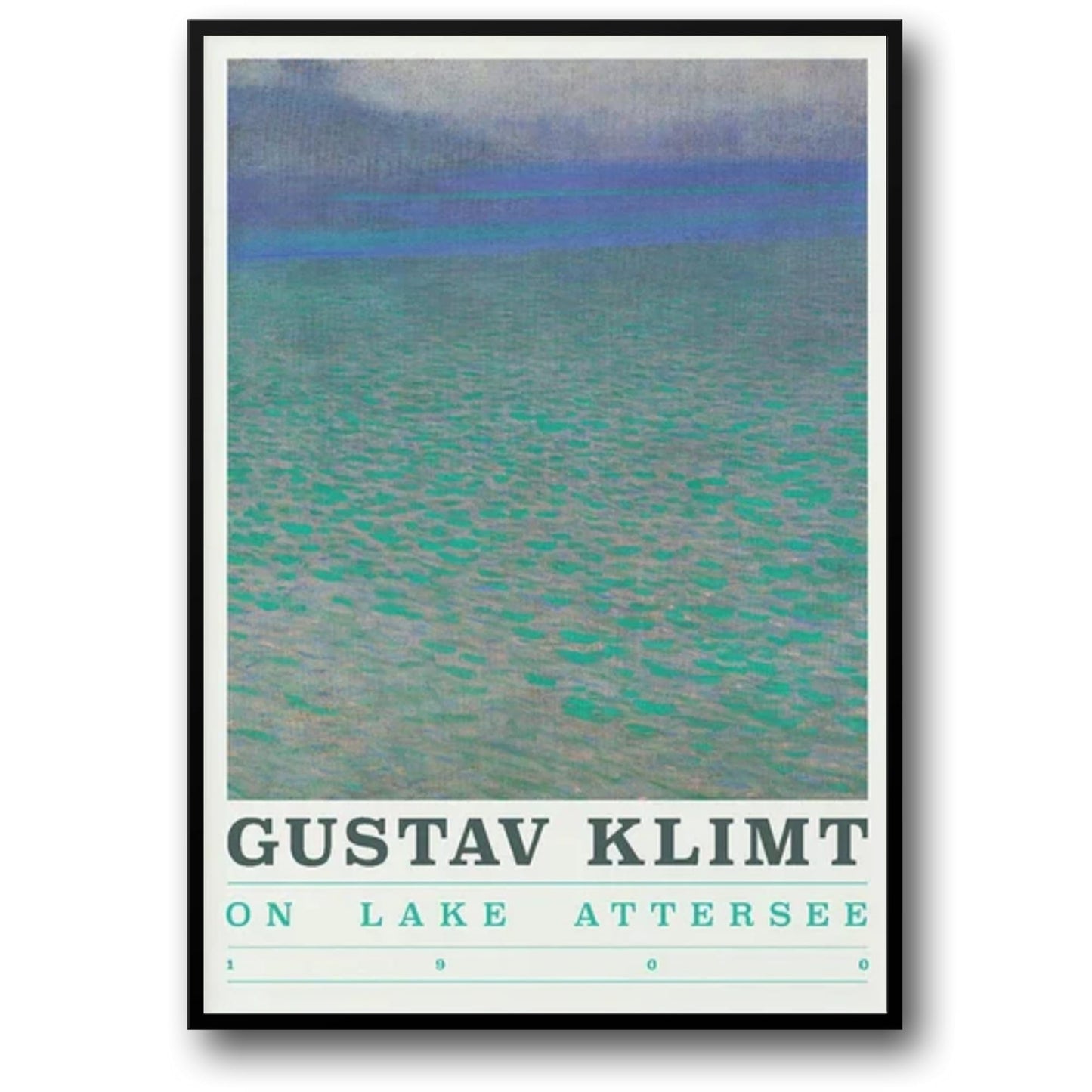 Lake Attersee by Gustav Klimt | Tranquil Landscape