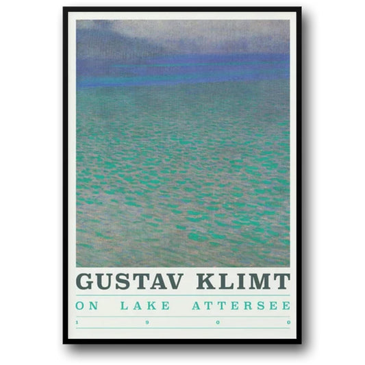 Lake Attersee by Gustav Klimt | Tranquil Landscape