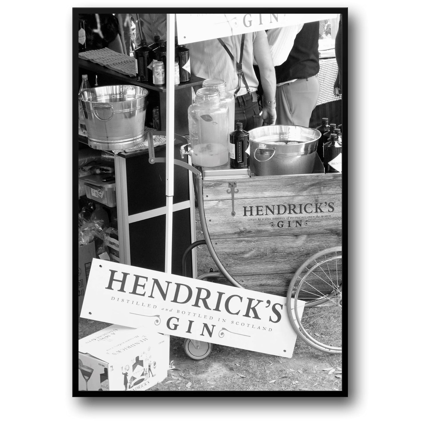 Hendricks Gin | Vintage Style | Bar Decor