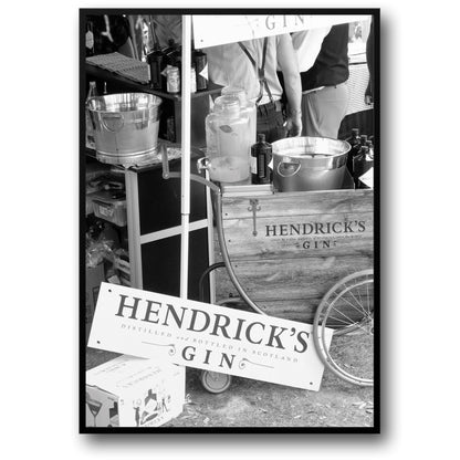 Hendricks Gin | Vintage Style | Bar Decor