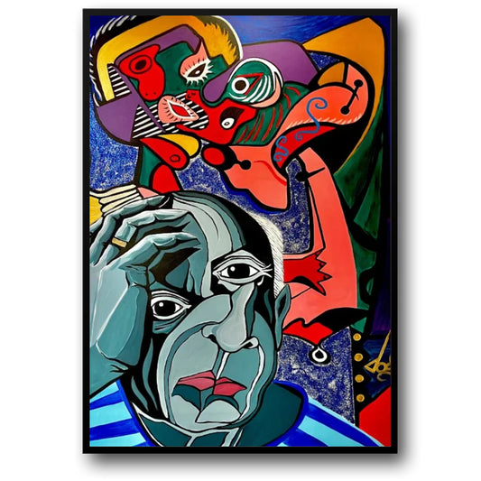 Picasso Abstract Vintage Painting | Classic Anime