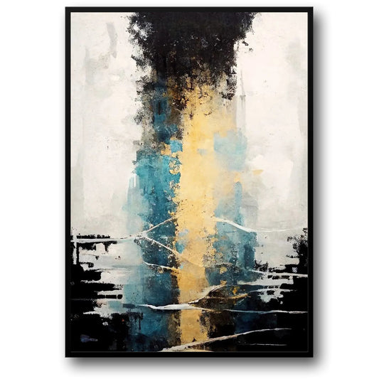Vertical Abstract | Radiant Colors | Modern Decor