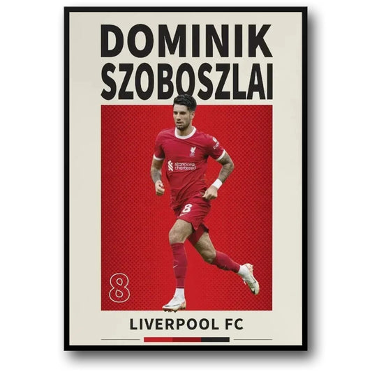 Dominik Szoboszlai | Famous Football Players Poster | Soccer Art | Sports Wall Decor