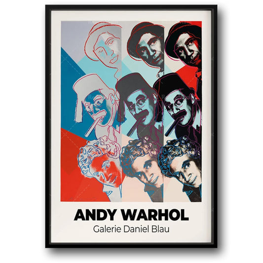 Andy Warhol Poster | Galerie Daniel Blau | Iconic Art Print | Wall Decor | Contemporary Art | Home & Garden Decor