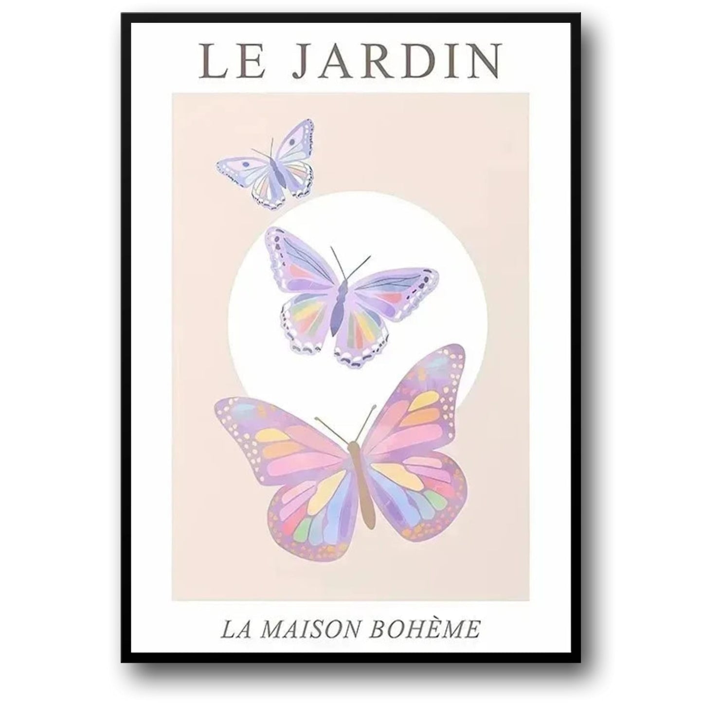 Butterfly Garden | Floral Nature-Inspired Art