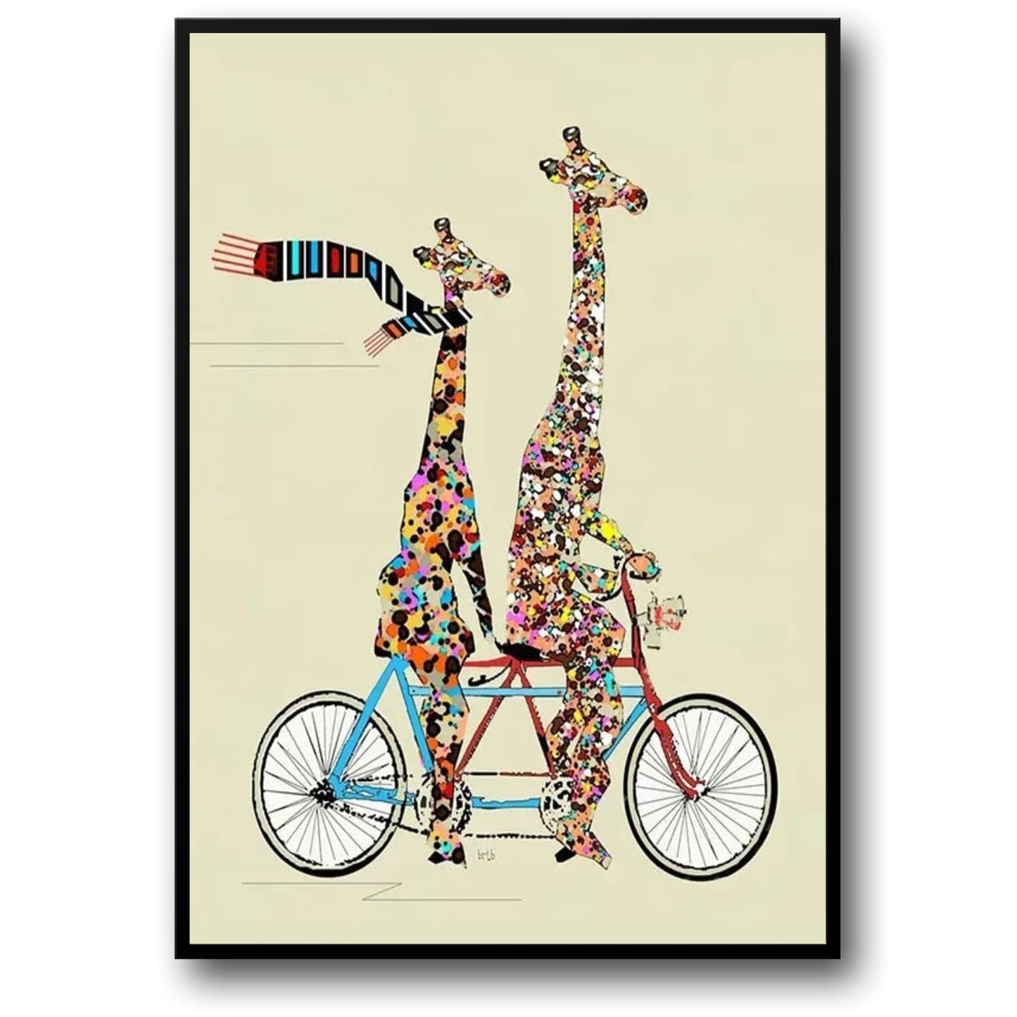 Giraffe's Patchwork Pedal | Whimsical Wheels Adventure