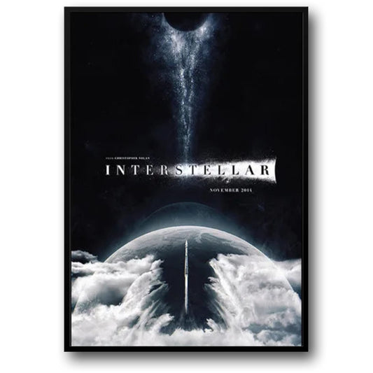 Interstellar Poster | Nordic Style Canvas Painting | Space Science Fiction Theme Wall Art | Home Decor