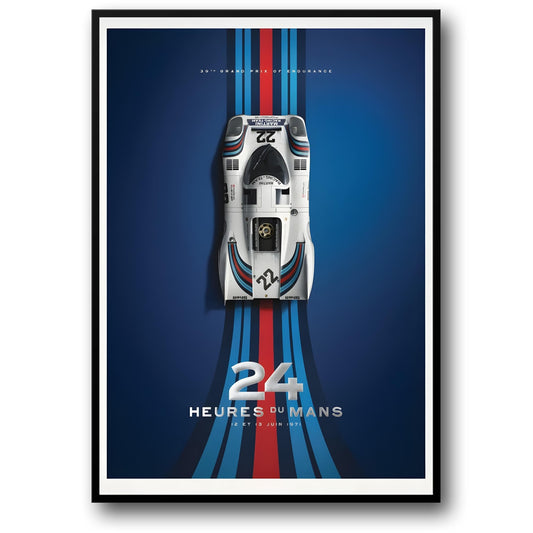24 Heures du Mans 1971 | Vintage Racing Art