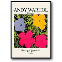 VIBRANT FLOWERS BY WARHOL
