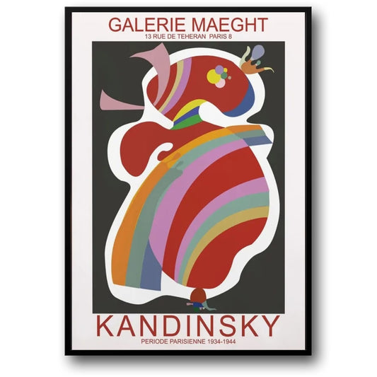 Period Parisienne | Wassily Kandinsky | 1934-1944 | Vibrant Art Exhibition Poster