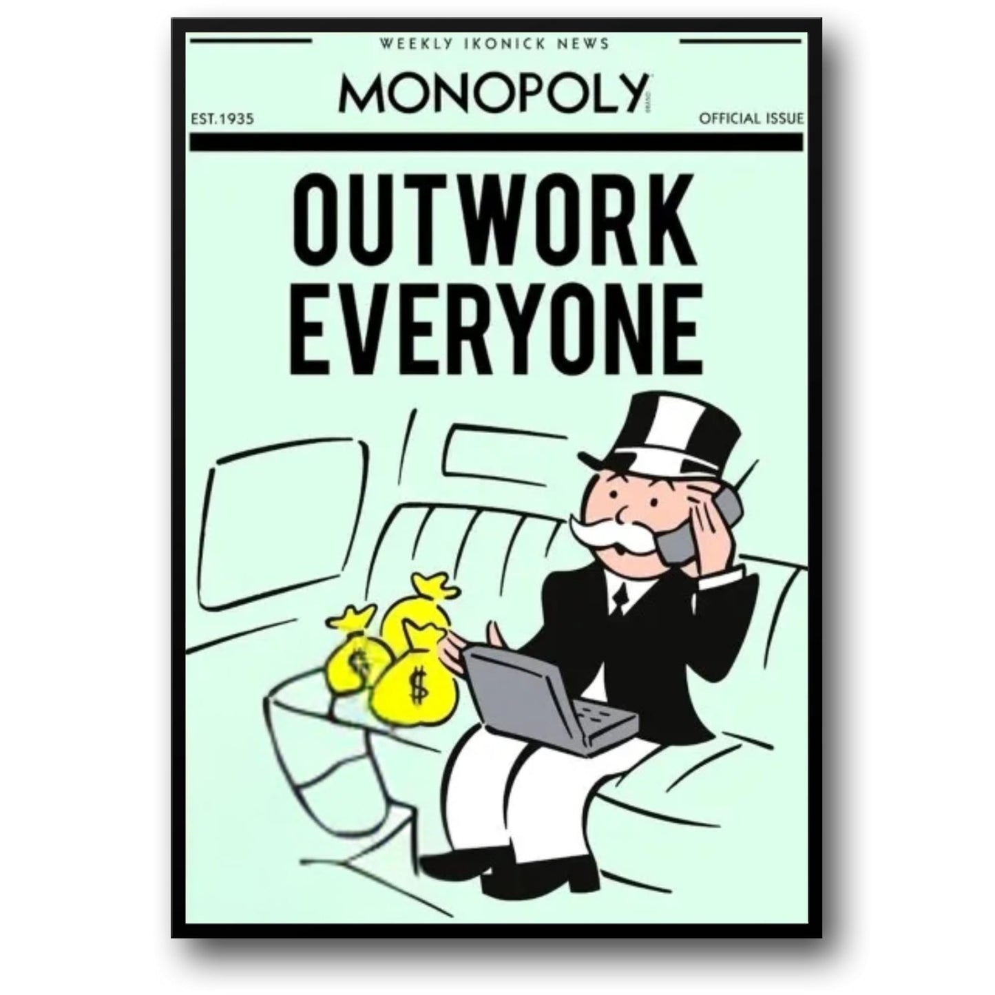 Outwork Everyone | Motivational Decor