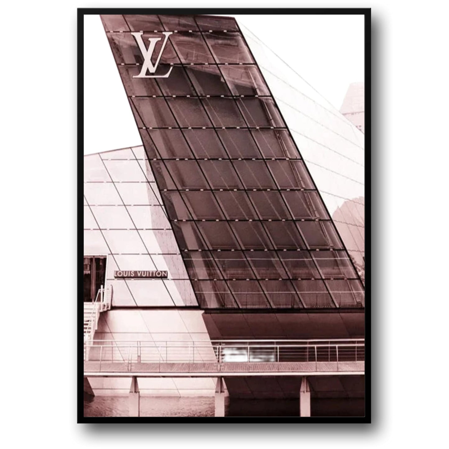 Louis Vuitton | Luxury Designer Poster | High-Class Fashion Wall Art | Elegant Home Decor
