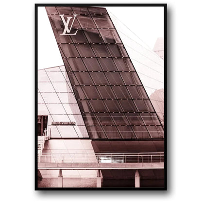 Louis Vuitton | Luxury Designer Poster | High-Class Fashion Wall Art | Elegant Home Decor