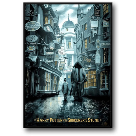 Harry Potter & Hagrid | Movie Art
