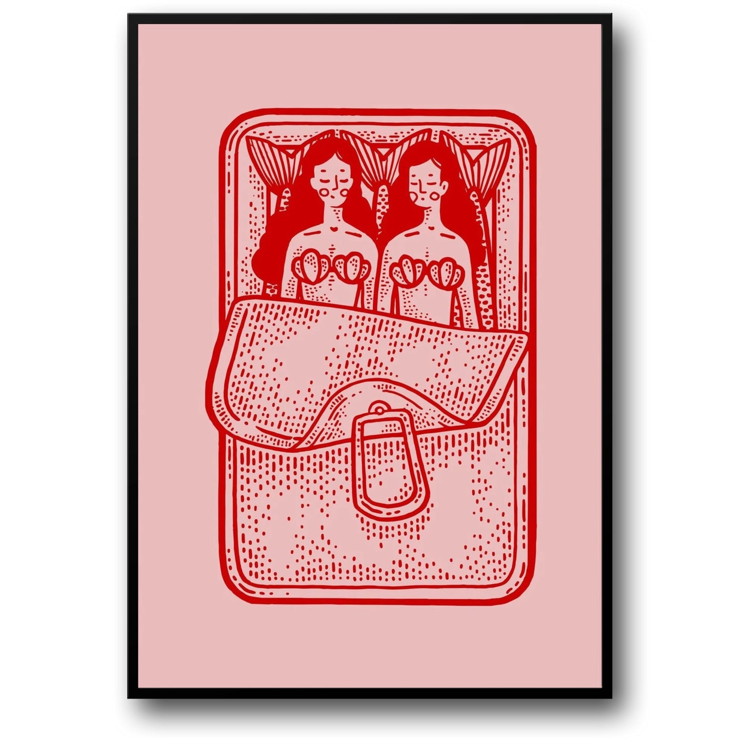 Mermaid's Luggage | Whimsical Art