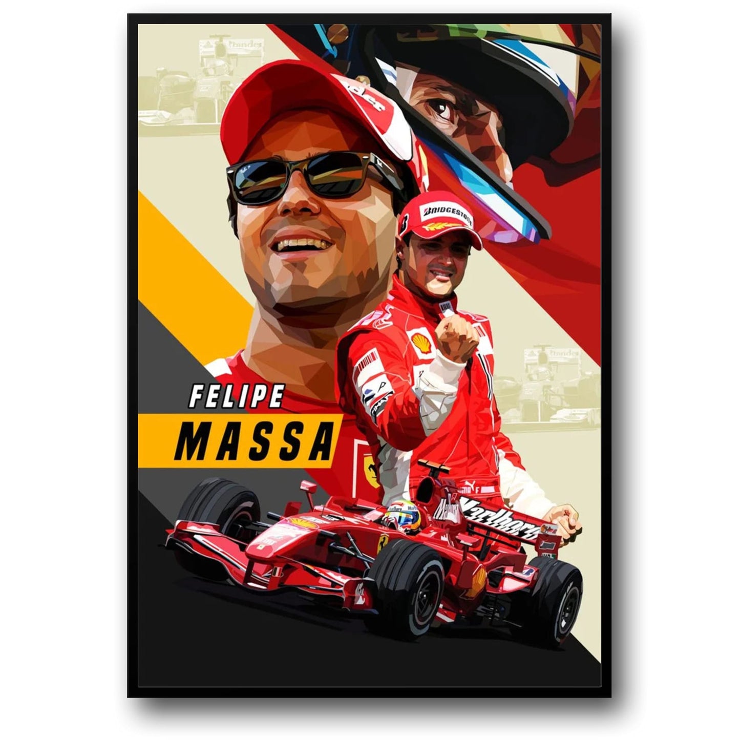 Felipe Massa | Iconic Racer Helmet Art