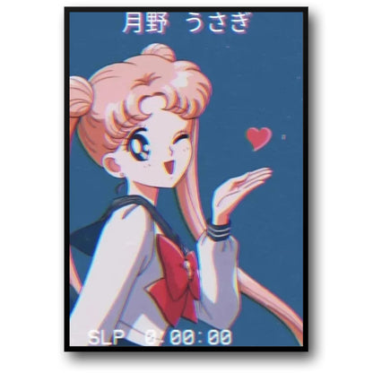 Classic Japanese Anime Poster | Stargazing Serenade | Artwork Decor | Home & Garden