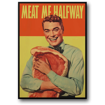 Meat Me Halfway | Retro '70s Design