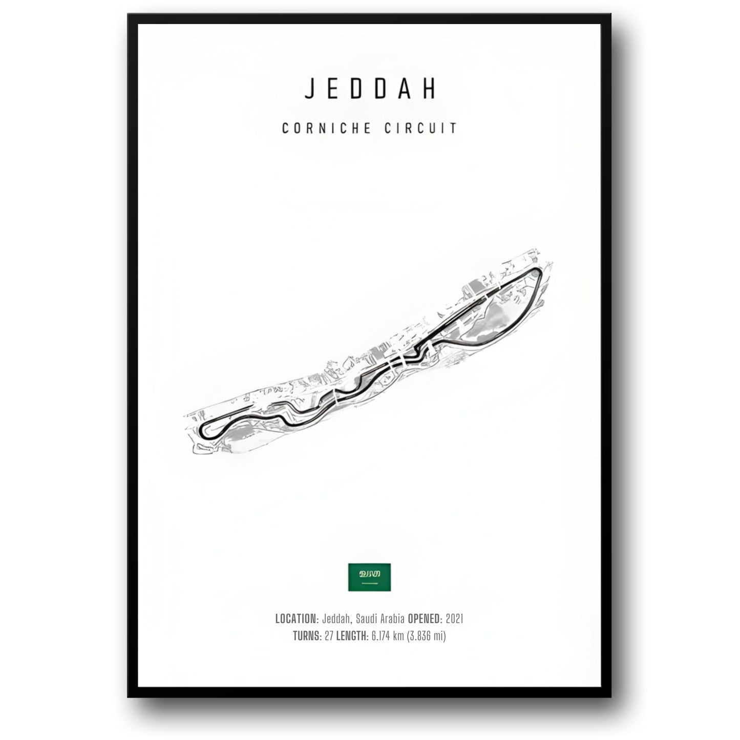 Jeddah F1 Circuit | Track Layout