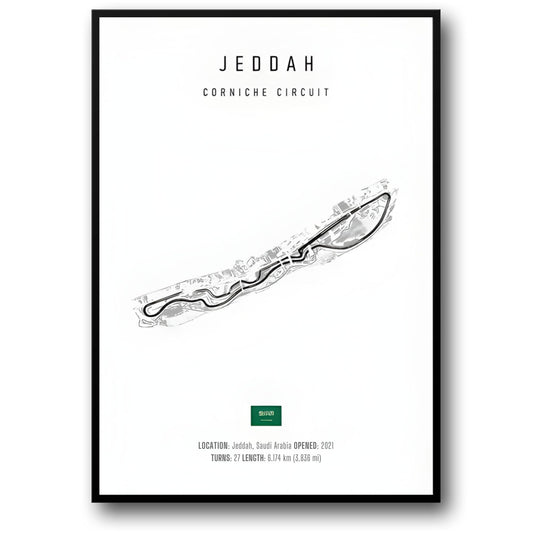 Jeddah F1 Circuit | Track Layout