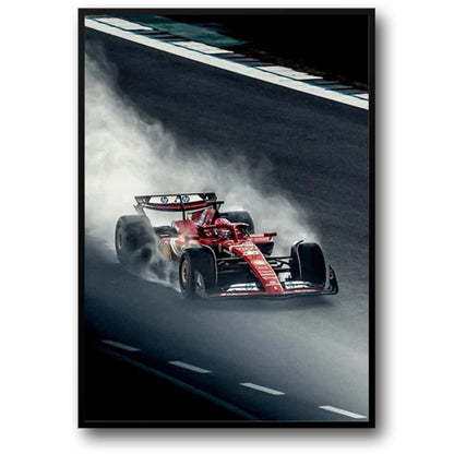 Senna Grand Prix | Abstract Racing Graffiti | Leclerc Supercar