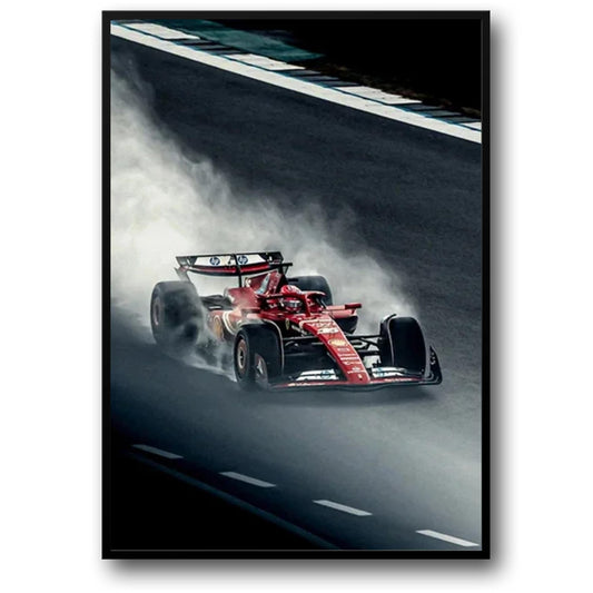 Senna Grand Prix | Abstract Racing Graffiti | Leclerc Supercar