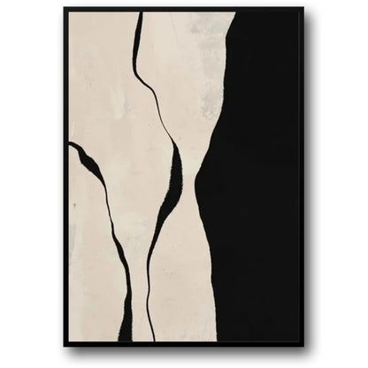Abstract Minimalism Poster | Landscape Design | Contemporary Wall Art | Artistic Terrain | Home & Garden Decor