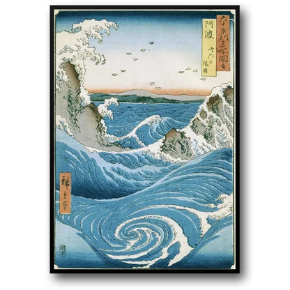 The Whirlpools of Naruto | Japanese Ukiyo-e Art