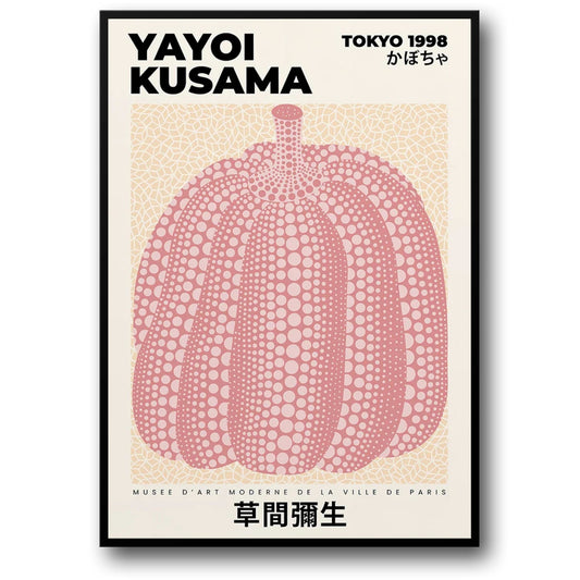 Kusama's Pink Pumpkin | Contemporary 1998 Tokyo Art