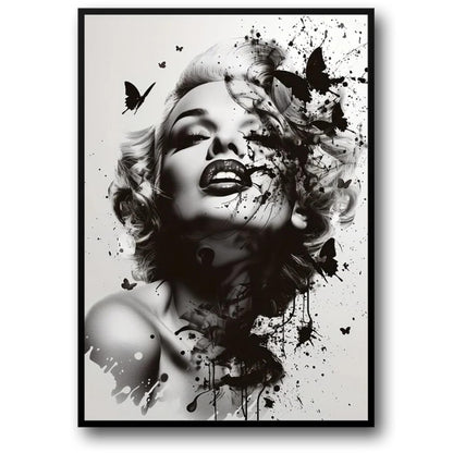 Marilyn Monroe | Vibrant Butterfly Icon