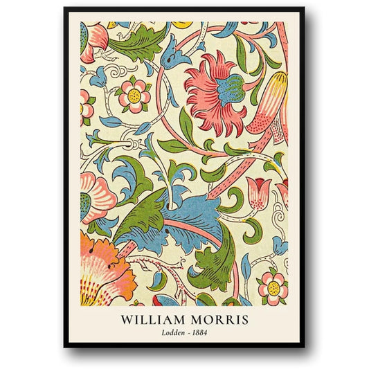 William Morris | Lodden Design | 1884 | Historic Art | Floral Pattern | Vintage Decor Poster | Home Wall Art