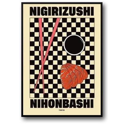 Nigirizushi Sushi | Nihonbashi Inspired | Japanese Cuisine Art