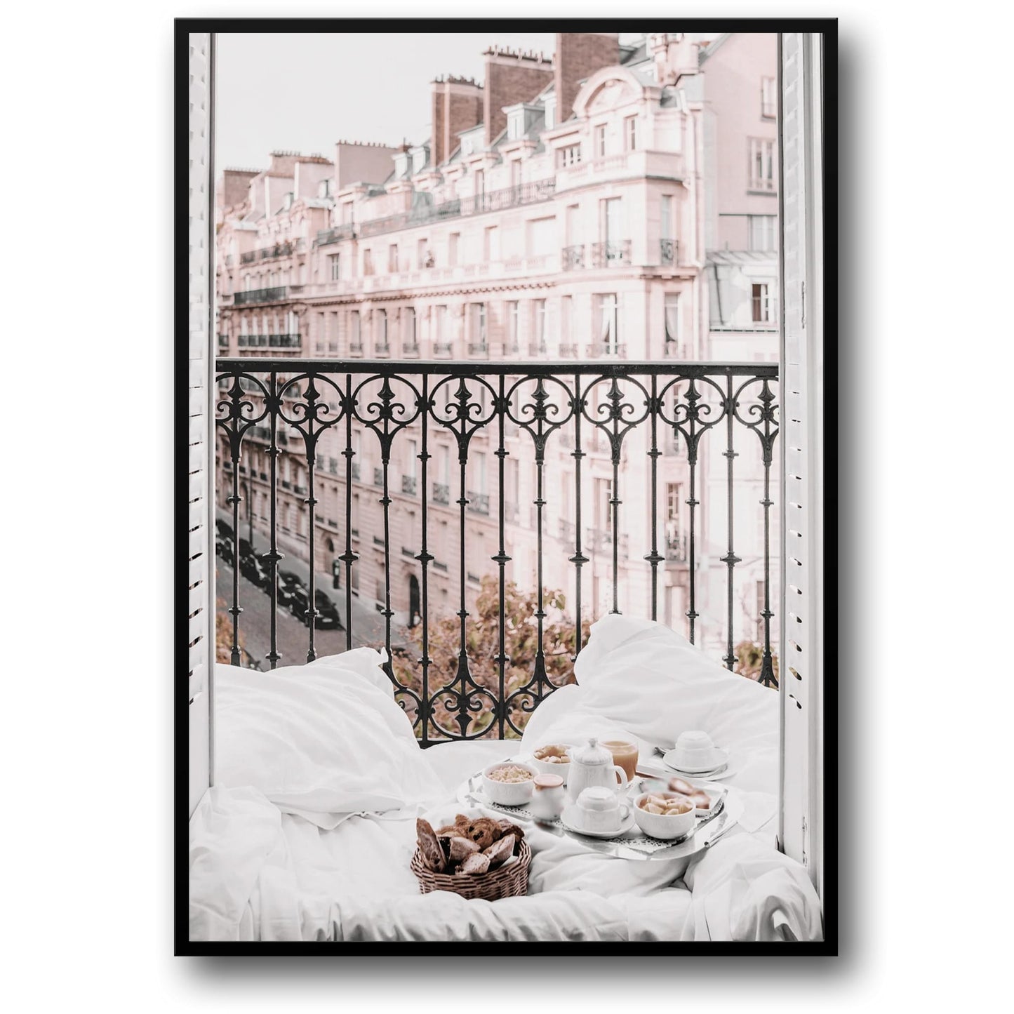 Eiffel Tower Balcony View | Paris Cityscape Photography