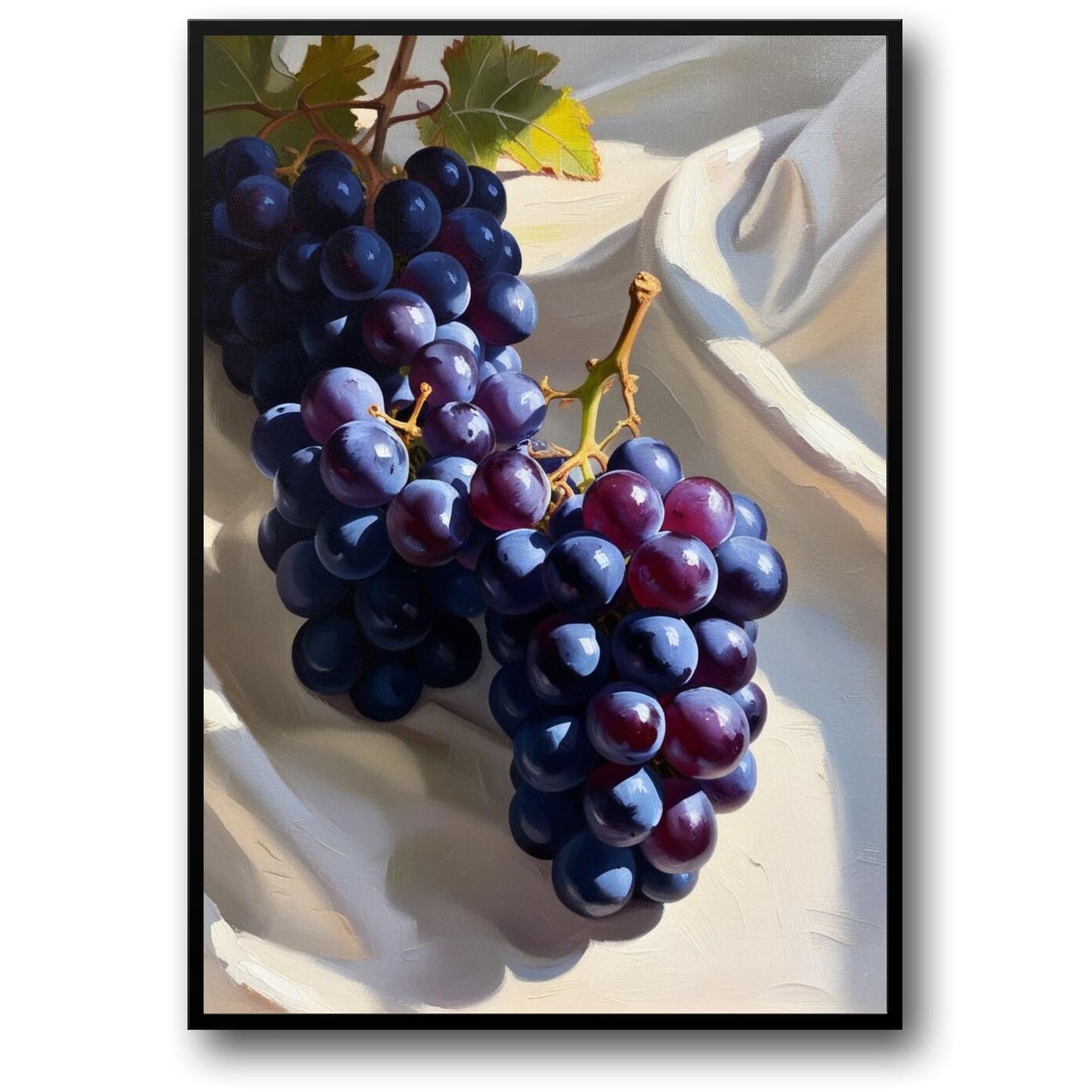 Dark Black Grapes | Elegant Gallery Print