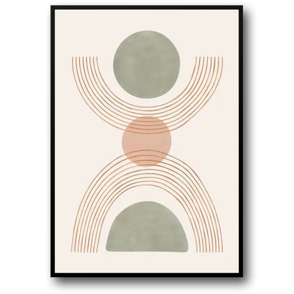 Balanced Abstract Art | Modern Geometric Design Poster | Wall Decoration for Home & Office Decor