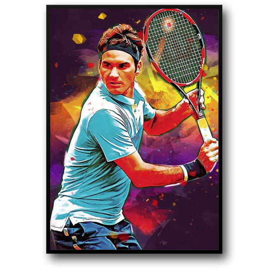 Roger Federer | Vibrant Tennis Precision
