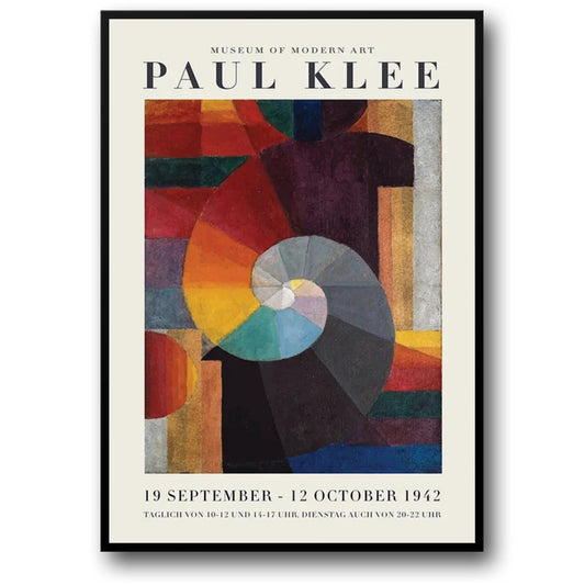 The Encounter by Johannes Itten | Paul Klee Abstract | Vibrant Colors