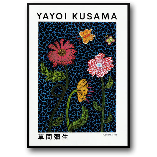 Yayoi Kusama | Vibrant Abstract Flowers