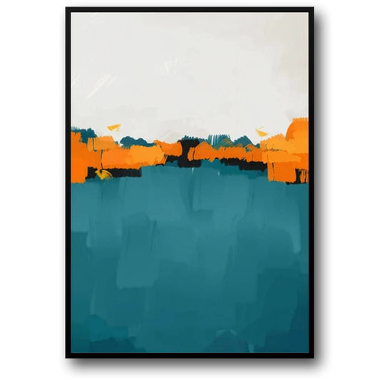 Rhythms of Color | Abstract Art Poster | Vibrant Wall Decor | Home & Garden Artwork | Colorful Visual Art Display | Contemporary Design Decor