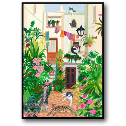 abstract india landscape poster