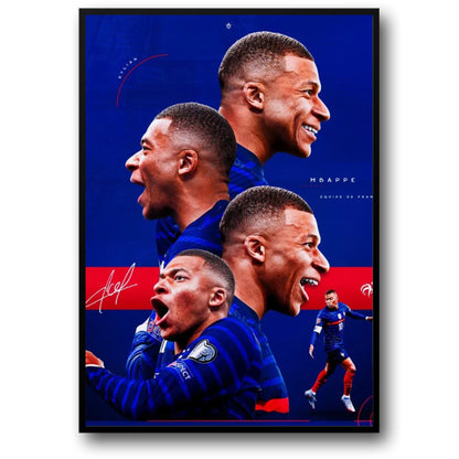 Kylian Mbappe #8 | Celebration |Sport Poster | The Speed, Skill, and Spirit of a Football Legend
