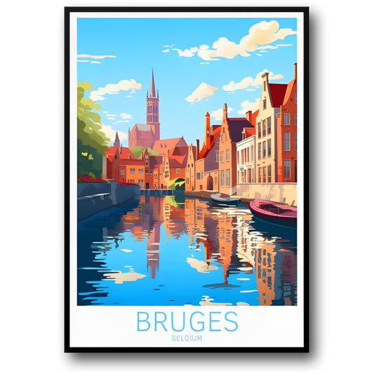 Bruges Scenic View | Belgium Cityscape Photography