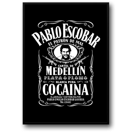 Pablo Escobar | Vintage Whiskey Label Art