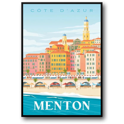 Menton, France | Scenic Coastal Landscape