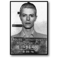 DAVID BOWIE MUGSHOT