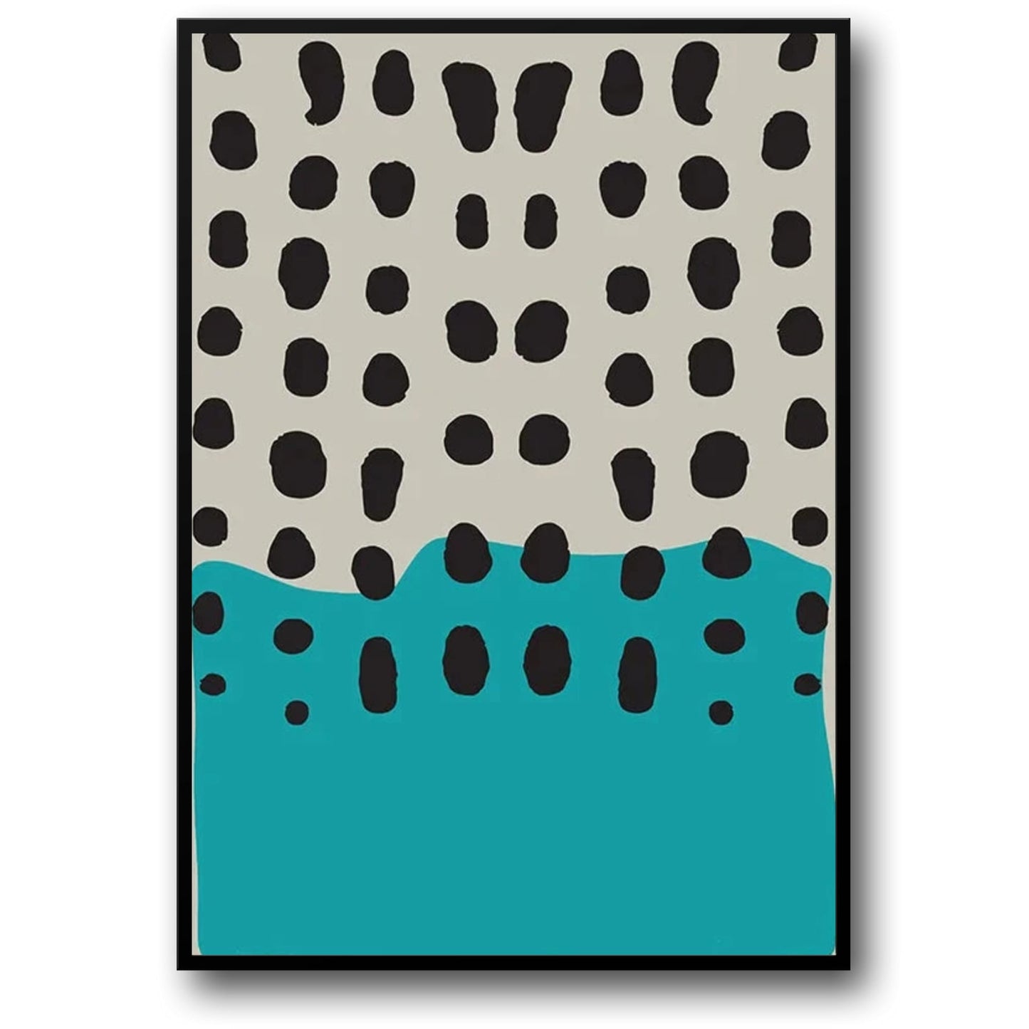 Piet Mondrian Poster | Untitled No.1 | Abstract Geometric Art Decor | Home & Garden Wall Art | Artistic Visual Artwork Print