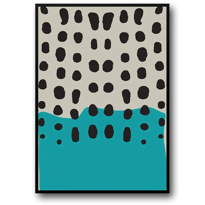 Piet Mondrian Poster | Untitled No.1 | Abstract Geometric Art Decor | Home & Garden Wall Art | Artistic Visual Artwork Print