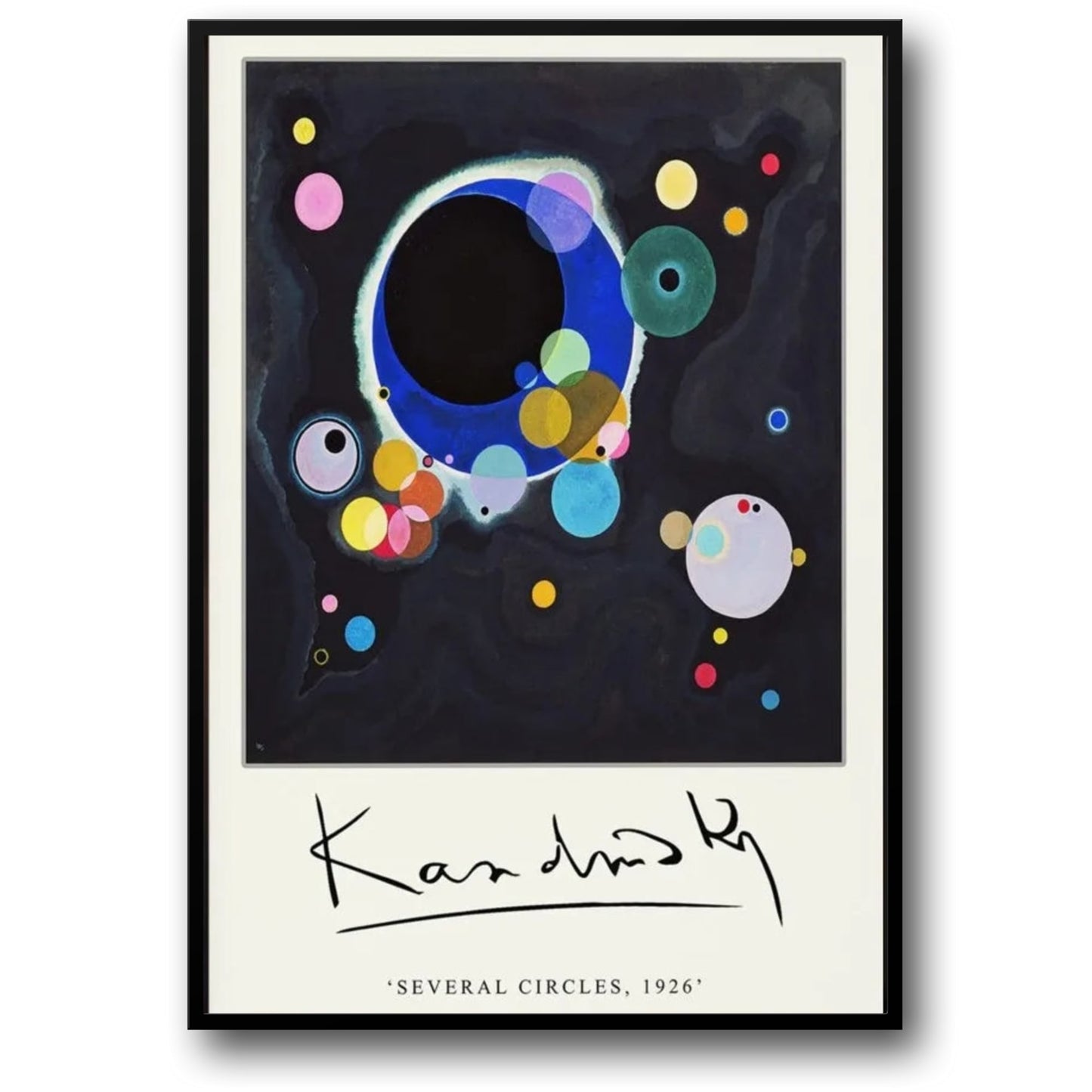 Several Circles | Wassily Kandinsky | 1926 Art Poster