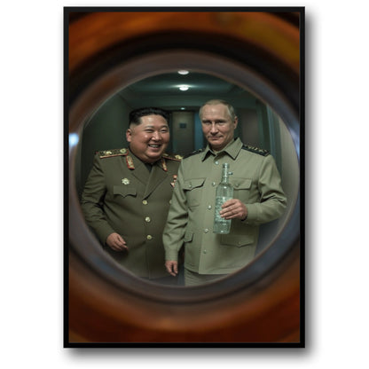 Friend's Drink | North Korea & Russia Leaders | Vintage Historical